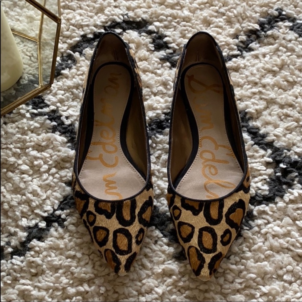 Sam Edelman Leopard Flats